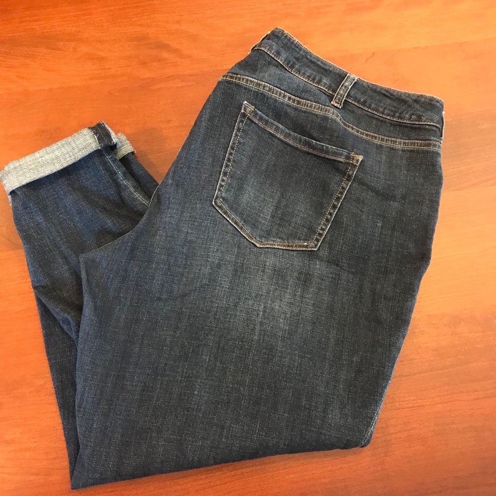 Low Rise Boyfriend Jeans